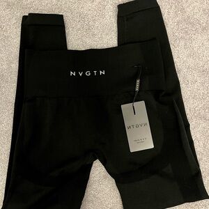 Black Performance Seamless Leggings - S